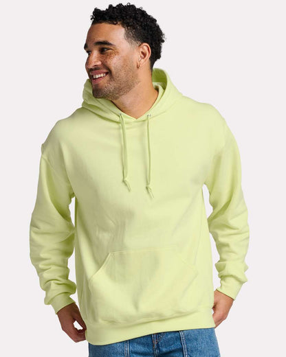JERZEES Unisex Ultimate CVC Hooded Sweatshirt IC49MR #colormdl_Celery Juice