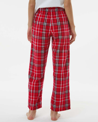 Boxercraft Youth Flannel Pants BY6624 #colormdl_Red/ White