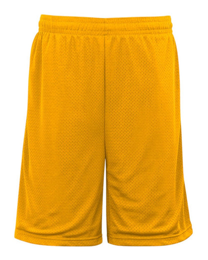 Badger Pro Mesh 9" Shorts with Pockets 7219 #color_Gold