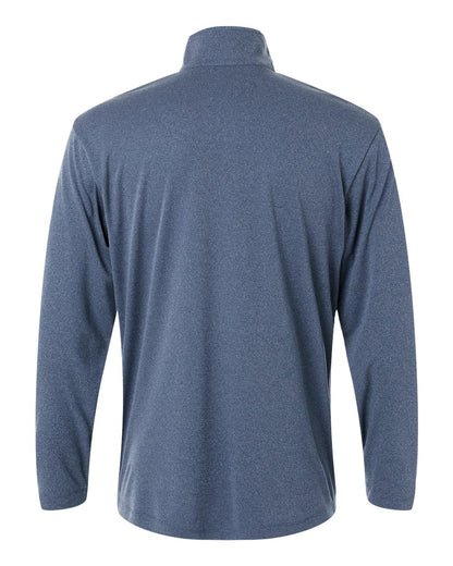AllPro Men's Pro-Lock Performance Quarter-Zip Pullover 41870 #color_Heather Navy
