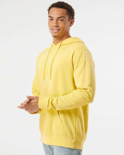 Independent Trading Co. Unisex Midweight Pigment-Dyed Hooded Sweatshirt PRM4500 #colormdl_Pigment Yellow
