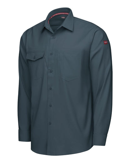 Red Kap Men's Tall Cooling Long Sleeve Work Shirt TSM4T #color_Arctic