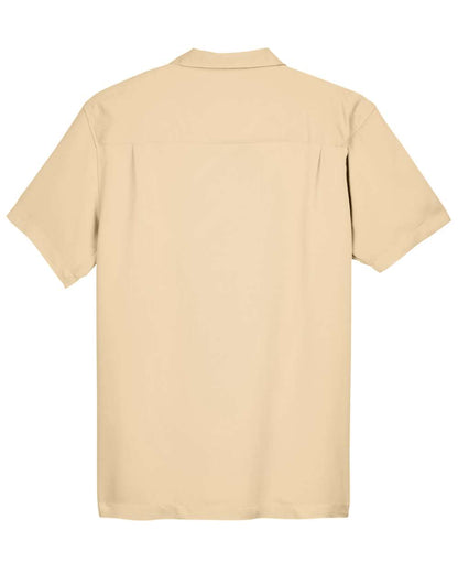 Harriton Men's Bahama Cord Camp Shirt M570 #color_Sand