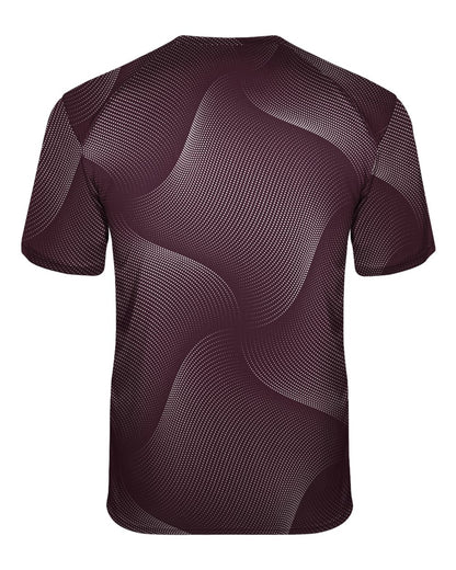 Badger Youth Warp T-Shirt 2213 #color_Maroon