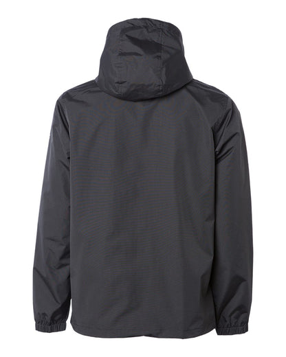 Independent Trading Co. Men's Nylon Anorak EXP94NAW #color_Black