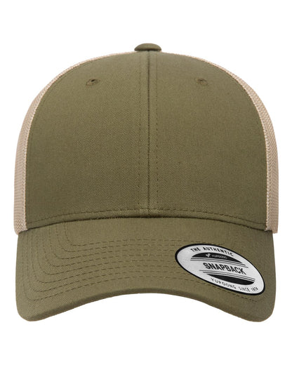 YP Classics Elite Cap 6601 #color_Moss Green/ Khaki