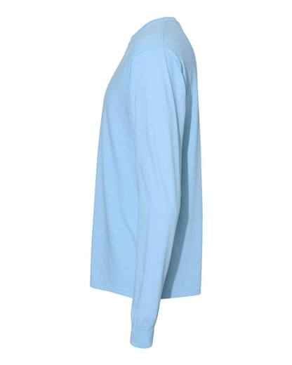 Comfort Colors Unisex Garment-Dyed Heavyweight Long Sleeve T-Shirt 6014 #color_Hydrangea