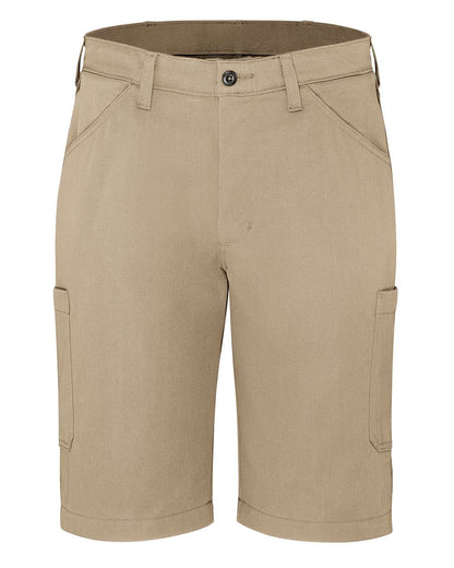 Red Kap Men's Extended Sizes Mimix® Pro Shorts PX52EXT #color_Khaki