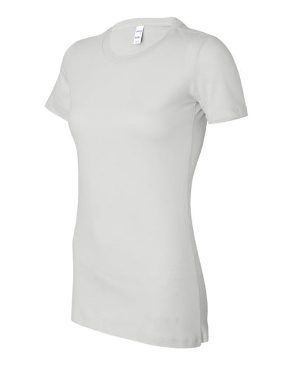 BELLA + CANVAS Women's Slim Fit Tee 6004 #color_White