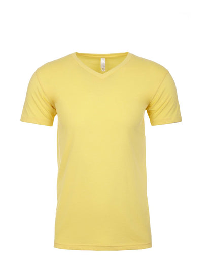 Next Level Sueded V-Neck T-Shirt 6440 #color_Banana Cream