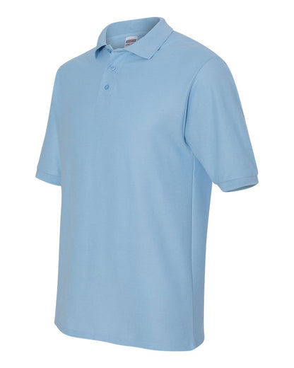 JERZEES Men's Easy Care™ Piqué Polo 537MR #color_Light Blue