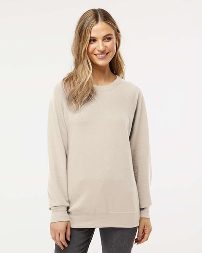 Independent Trading Co. Unisex Icon Lightweight Loopback Terry Crewneck Sweatshirt SS1000C #colormdl_Sand