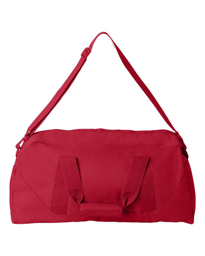 Liberty Bags Recycled 23 1/2" Large Duffel Bag 8806 #color_Red