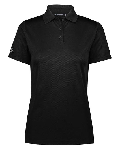 Holloway Women's Prism Polo 222768 #color_Black