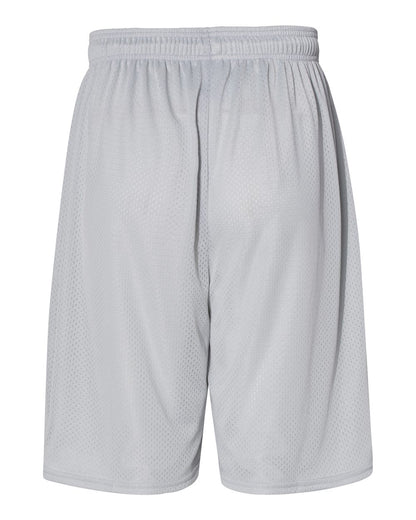 Russell Athletic Men's 9" Dri-Power® Tricot Mesh Shorts 659AFM #color_Gridiron Silver