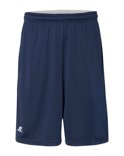 Russell Athletic Men's Dri-Power® Essential 10" Shorts with Pockets TS7X2M #color_Navy