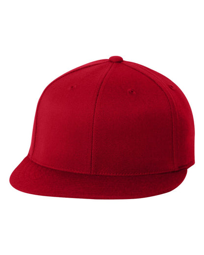 Flexfit 210® Flat Bill Cap 6210FF #color_Red