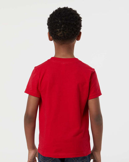 Tultex Youth Fine Jersey T-Shirt 235 #colormdl_Red