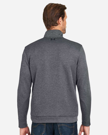 Under Armour Men's Storm Sweater Fleece Quarter-Zip Pullover 1373674 #colormdl_Pitch Grey/ Black