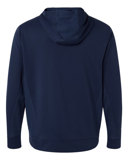 Team 365 Unisex Squad Hooded Tech Fleece Pullover TT400 #color_Sport Dark Navy