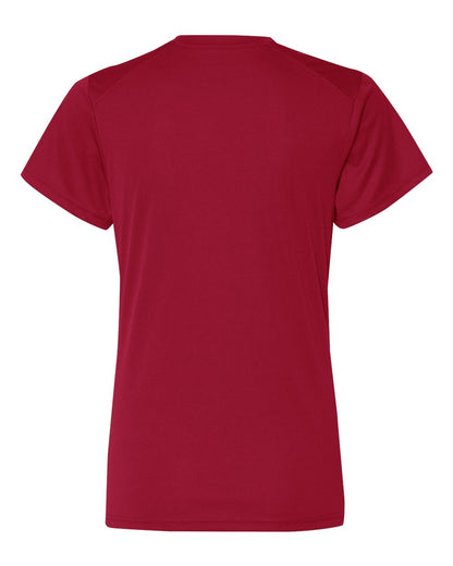 Badger Women’s B-Core V-Neck T-Shirt 4162 #color_Red