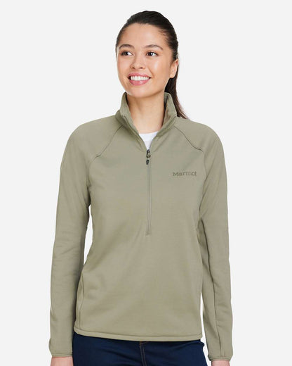 Marmot Women's Leconte Half-Zip Pullover M15391 #colormdl_Vetiver