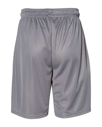 Russell Athletic Men's 9" Dri-Power® Tricot Mesh Shorts with Pockets 651AFM #color_Steel