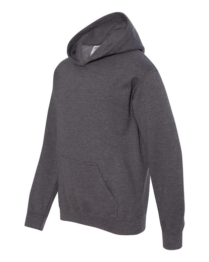 Gildan Youth Heavy Blend™ Hooded Sweatshirt 18500B #color_Dark Heather