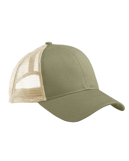 econscious Eco Trucker Cap EC7070 #color_Jungle/ Oyster