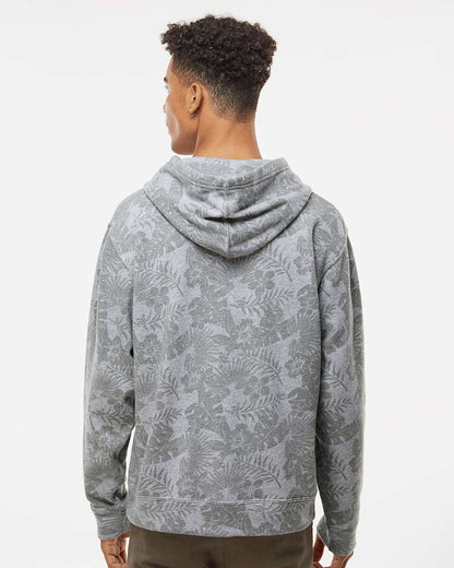 J. America Men's Triblend Fleece Hooded Sweatshirt 8871 #colormdl_Grey Aloha Triblend