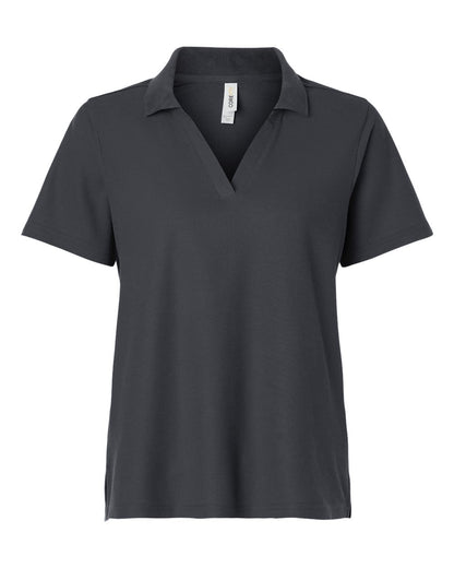 CORE365 Women's Resolve CVC Performance Pique Polo CE106W #color_Carbon