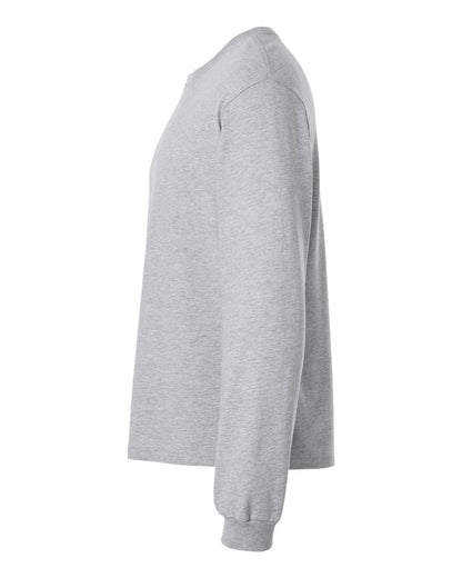 BELLA + CANVAS 6 oz. Heavyweight Long Sleeve Tee 3511 #color_Athletic Heather
