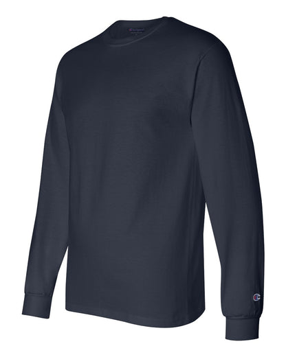 Champion Unisex Long Sleeve T-Shirt CC8C #color_Navy