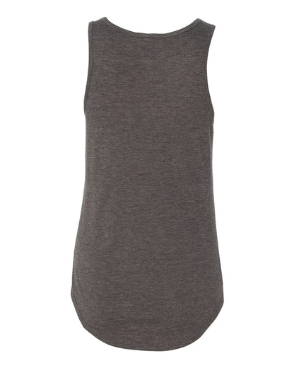 BELLA + CANVAS Women's Flowy V-Neck Tank 8805 #color_Dark Grey Heather