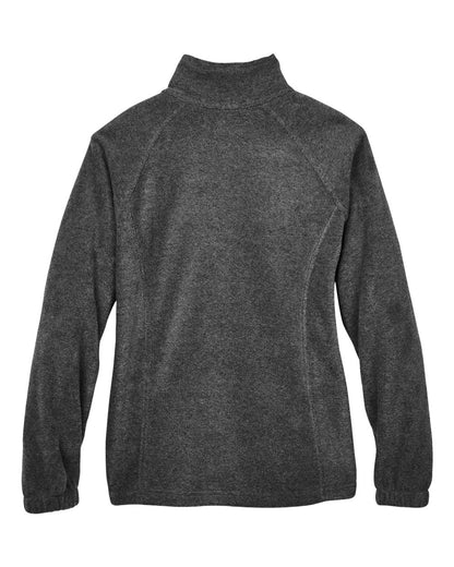 Harriton Women's Full-Zip Fleece M990W #color_Charcoal