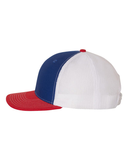 Richardson Snapback Trucker Cap 112 #color_Royal/ White/ Red