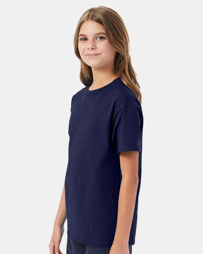 Hanes Authentic Youth T-Shirt 5450 #colormdl_Navy