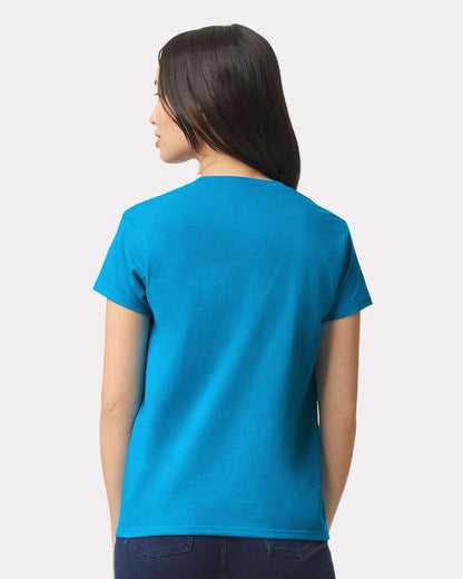 Gildan Women's Ultra Cotton® T-Shirt 2000L #colormdl_Sapphire