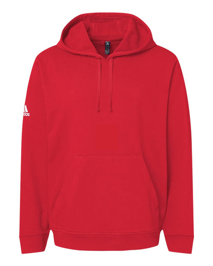 Adidas Fleece Hooded Sweatshirt A432 #color_Red