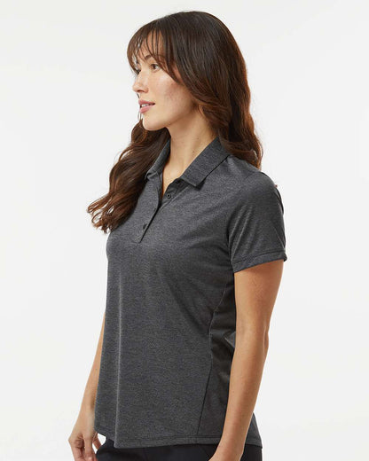 Adidas Women's Space Dyed Polo A592 #colormdl_Black Melange