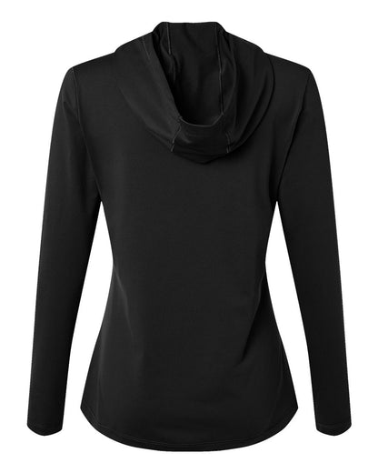 Adidas Women's Performance Hooded Pullover A1003 #color_Black