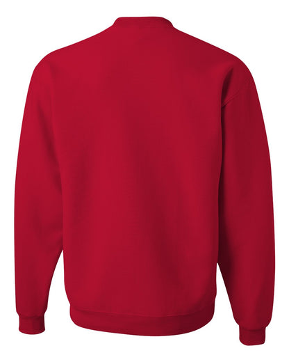 JERZEES Unisex Super Sweats NuBlend® Crewneck Sweatshirt 4662MR #color_True Red