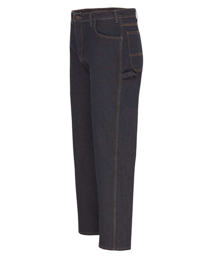 Dickies Industrial Carpenter Flex Jeans - Odd Sizes LU22ODD #color_Rinsed Indigo Blue - 32I