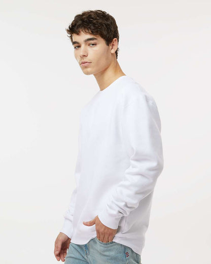 Independent Trading Co. Unisex Heavyweight Crewneck Sweatshirt IND3000 #colormdl_White