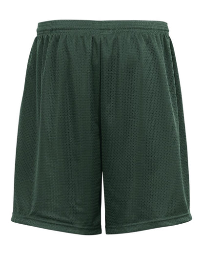 Badger Pro Mesh 9" Shorts with Pockets 7219 #color_Forest