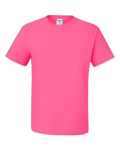 JERZEES Unisex Dri-Power® 50/50 T-Shirt 29MR #color_Neon Pink