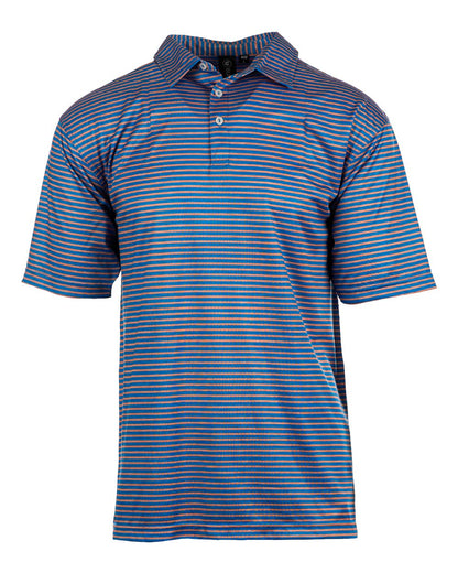 Burnside Golf Polo 0101 #color_Blue/ Gold