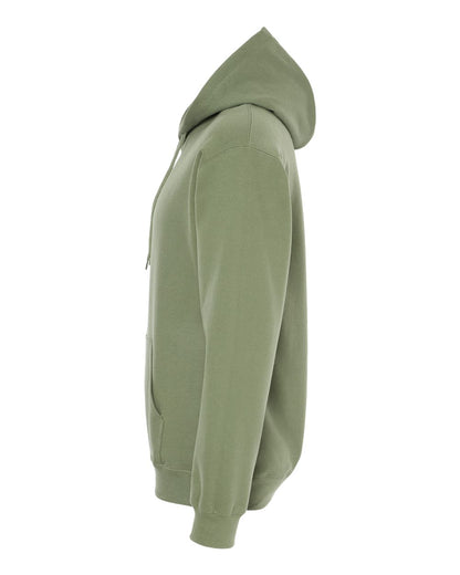 Gildan Unisex Softstyle® Midweight Hooded Sweatshirt SF500 #color_Military Green
