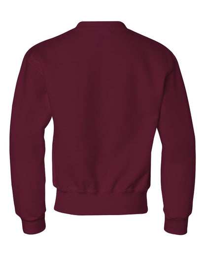 JERZEES Youth NuBlend® Crewneck Sweatshirt 562BR #color_Maroon