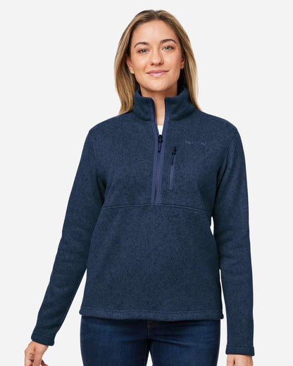 Marmot Women's Drop Line Half-Zip Jacket M16248 #colormdl_Arctic Navy Heather